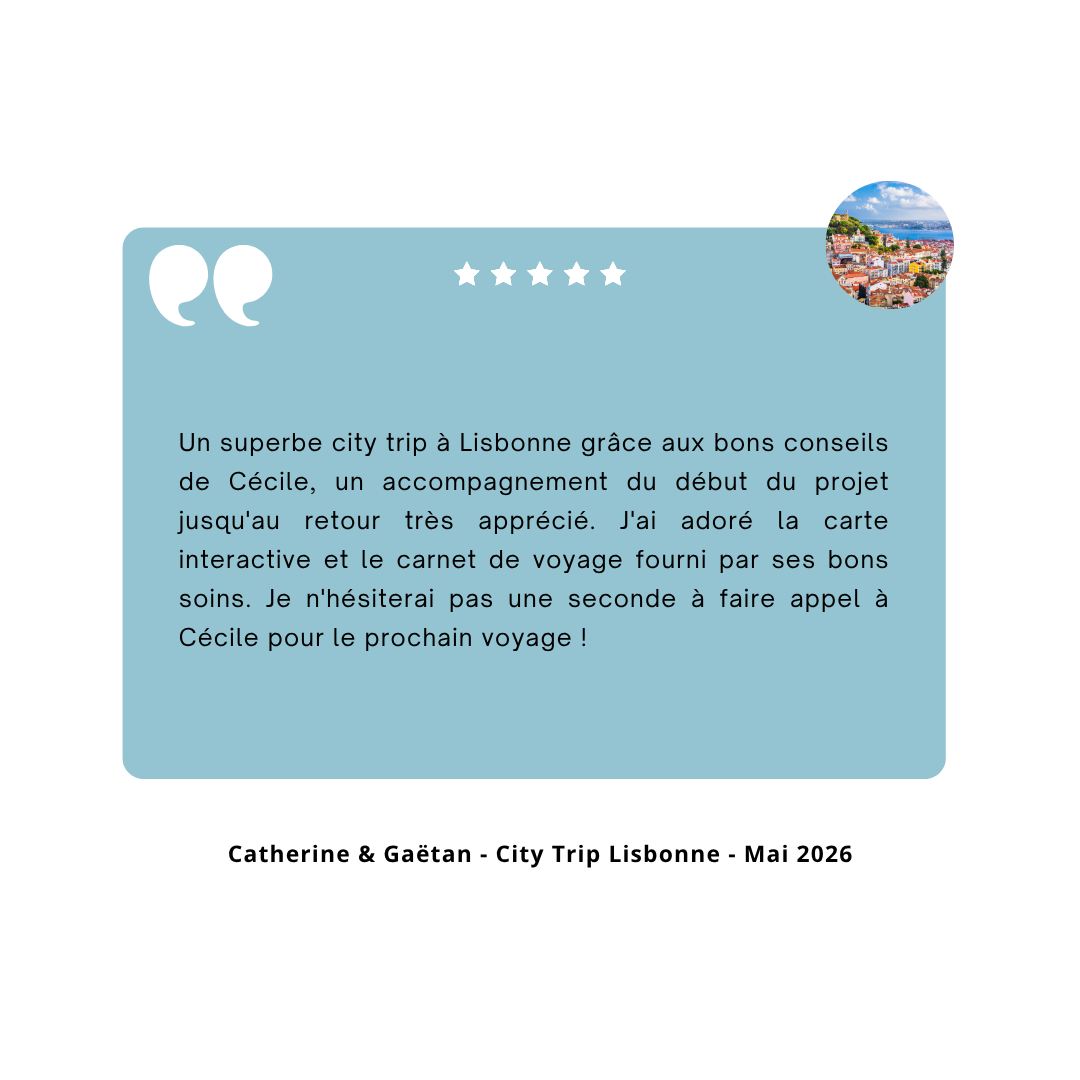 avis client Travel by cécile